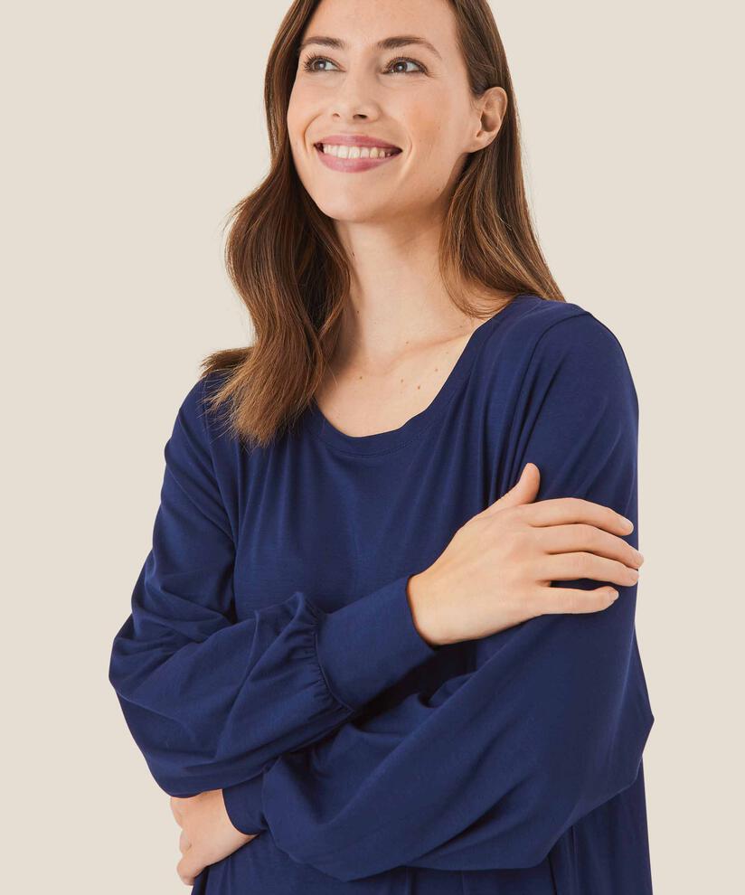 robe en jersey avec largeur, Maritime Blue